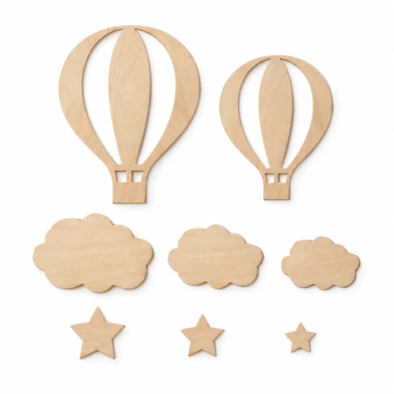 Art And Craft For Nursery - Set di 13 Decorazioni da Parete