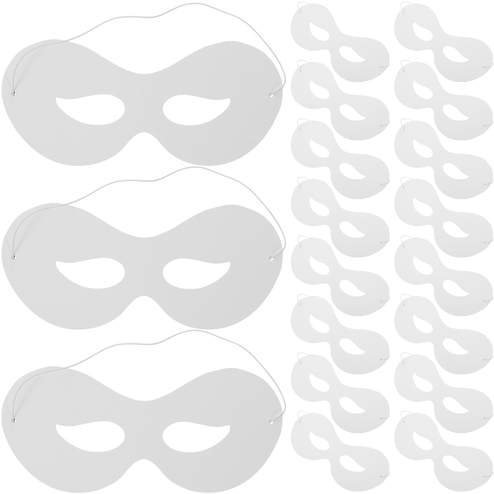 40 maschere bianche in carta,  - Art Craft With Paper recensione e prezzo